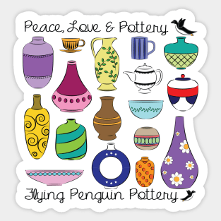 For The Love of Pottery Sticker